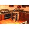 Vintiquewise Rustic Wooden Wine Rack with Glass Holder, 8 Bottle Decorative Wine Holder QI003340 - alternate 5